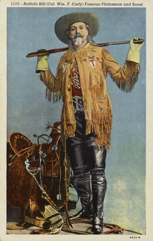 Buffalo Bill, Famous Plainsman and Scout (1846-1917) by American Photographer