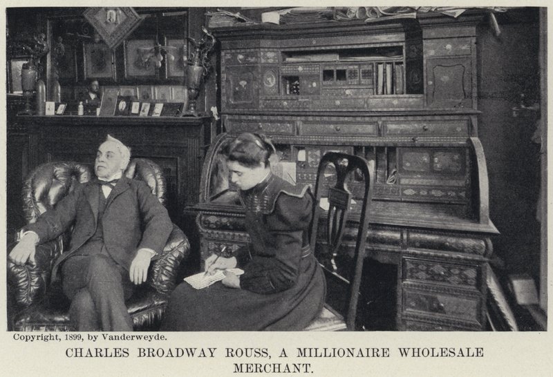 Charles Broadway Rouss, a Millionaire Wholesale Merchant by American Photographer