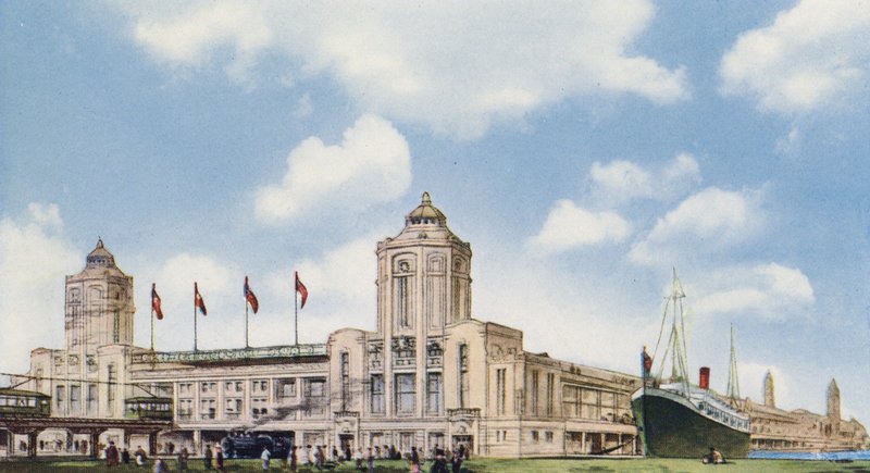 Chicago: Head House, New Recreation Pier by American Photographer