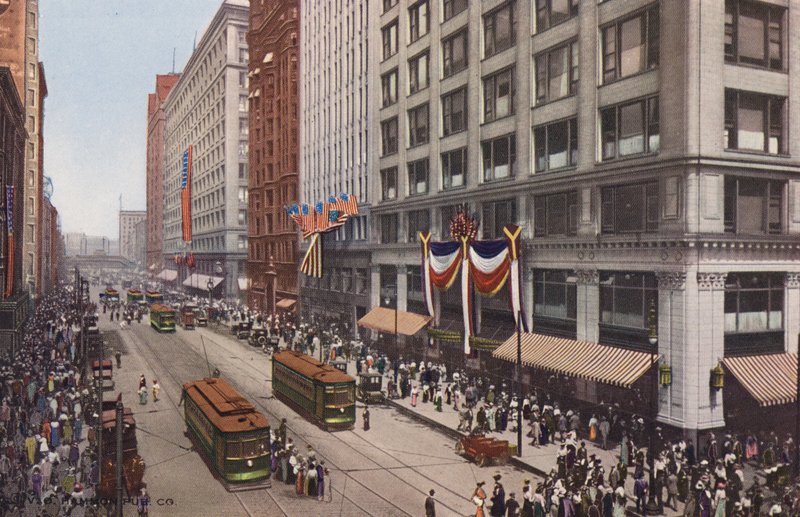 Chicago: State Street, North from Madison by American Photographer