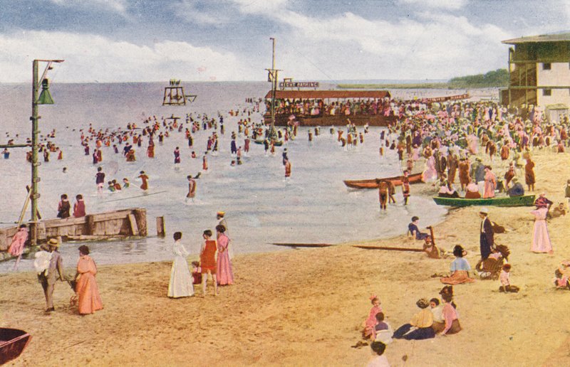 Chicago: Wilson Avenue Bathing Beach, North Shore by American Photographer