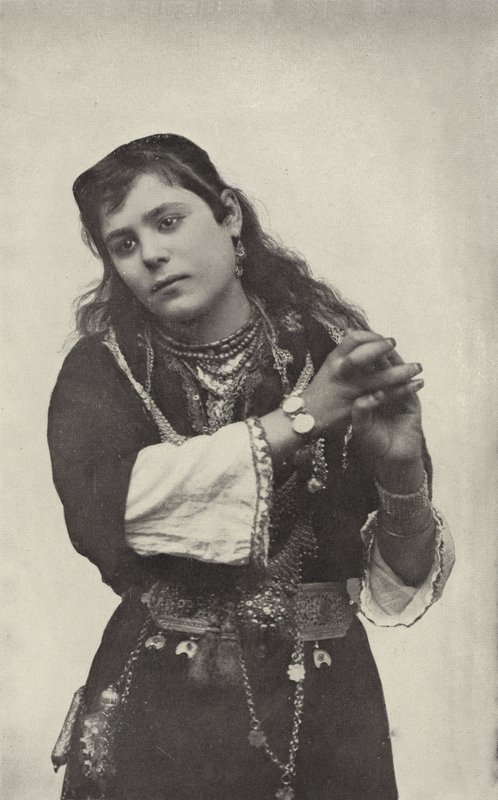 Dancing Girl in the Street of Cairo Theatre by American Photographer