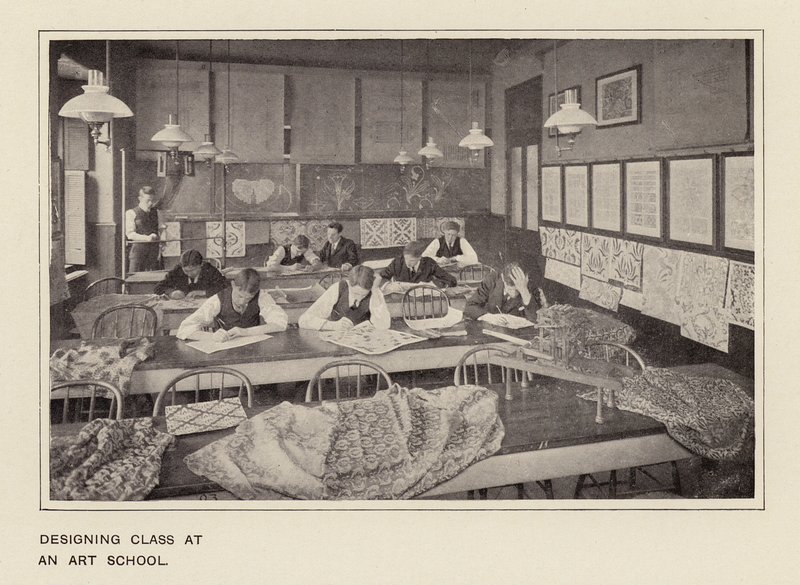 Designing Class at an Art School by American Photographer