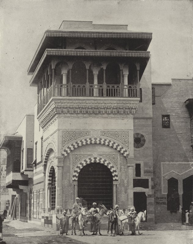 Donkey Boys in the Street of Cairo by American Photographer