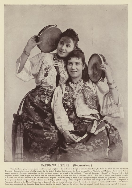 Farbianu Sisters, Romanians by American Photographer