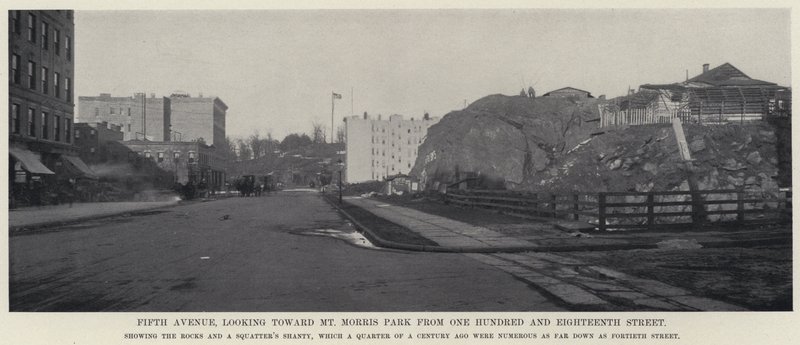 Fifth Avenue, looking toward Mt Morris Park from One Hundred and Eighteenth Street by American Photographer