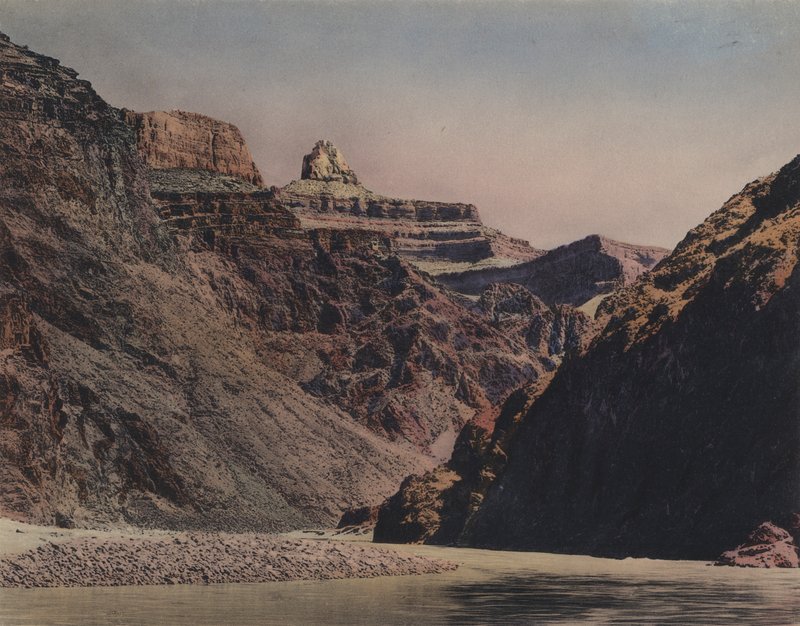 Grand Canyon of Arizona: Colorado River, Bright Angel Trail by American Photographer