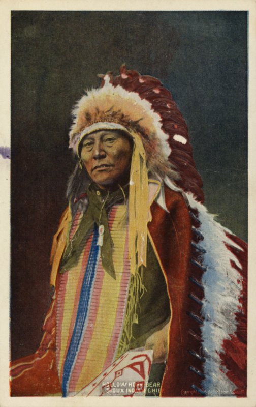 Hollow Horn Bear, Sioux Indian Chief by American Photographer
