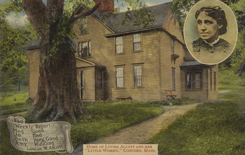 Home of Louisa M Alcott and her Little Women, Concord, Massachusetts, USA by American Photographer