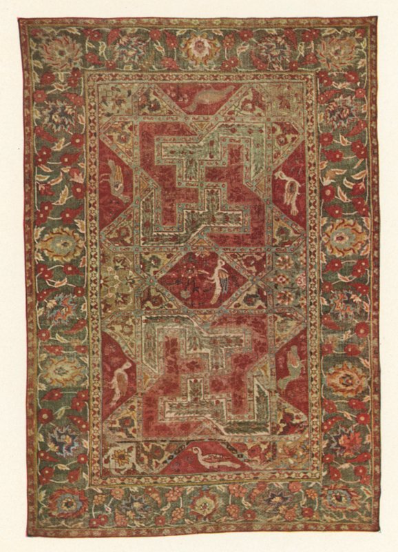 Indian Ispahan rug by American Photographer