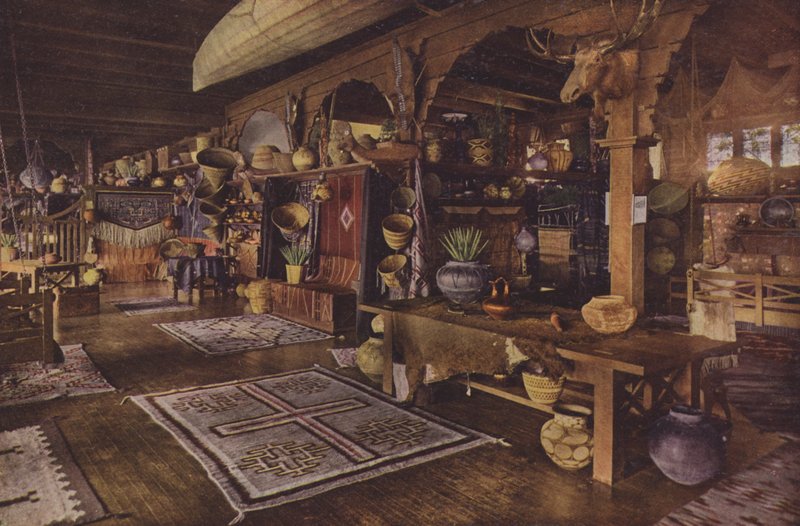 Interior Indian Building, Albuquerque, New Mexico by American Photographer