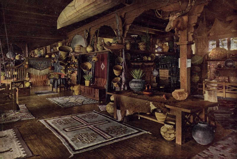 Interior Indian Building, Albuquerque, New Mexico by American Photographer