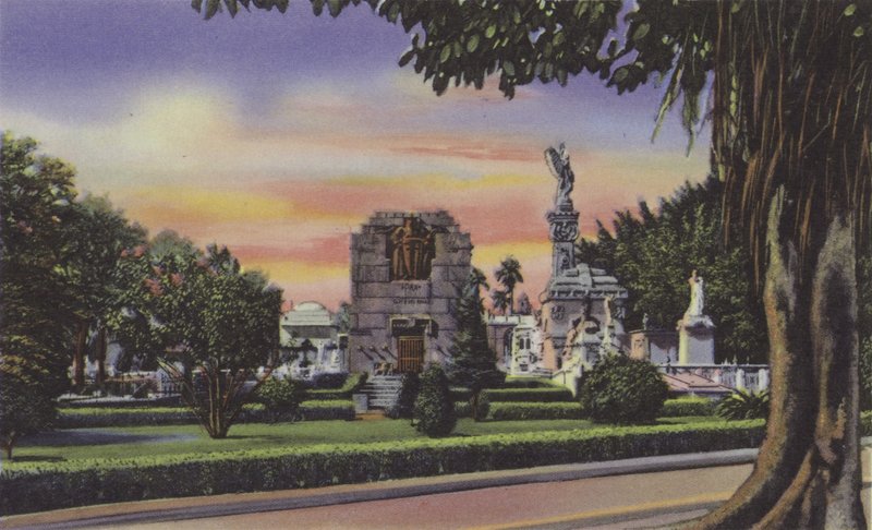 Interior of Cemetery by American Photographer