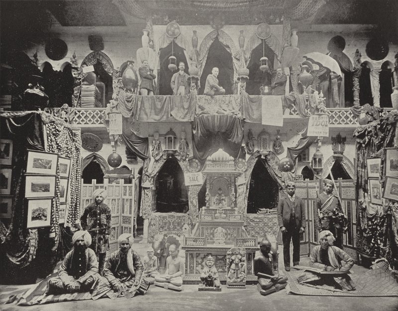 Interior of the East Indian Building by American Photographer