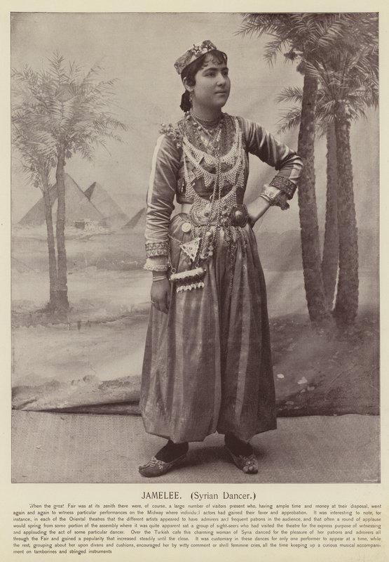 Jamelee, Syrian Dancer by American Photographer