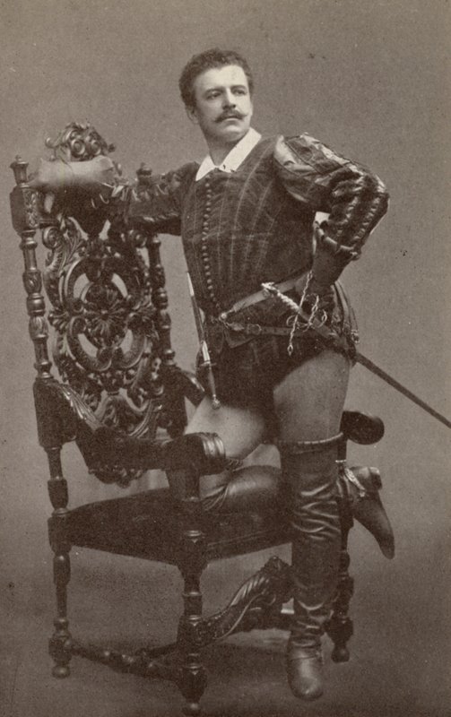 Jean de Reszke as Raoul in Les Huguenots by American Photographer
