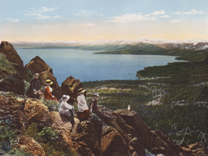 Lake Tahoe from Mount Watson, California by American Photographer