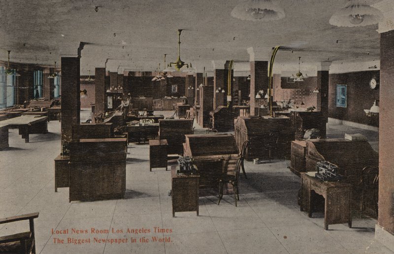 Largest News Room, Los Angeles Times, The Biggest Newspaper In The World by American Photographer