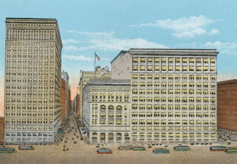 Marshall Field and Company, Retail Stores, Wabash and Washington by American Photographer