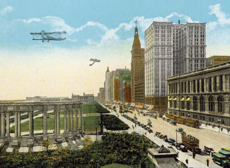 Michigan Boulevard and Grant Park, looking South by American Photographer