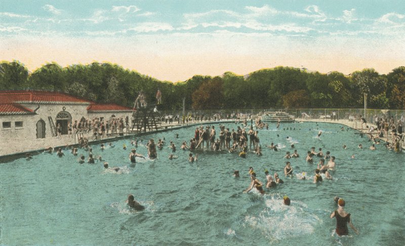 New Orleans: City Park Swimming Pool by American Photographer