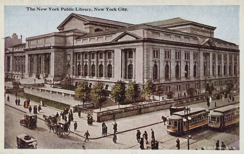 New York Public Library, New York City, USA by American Photographer