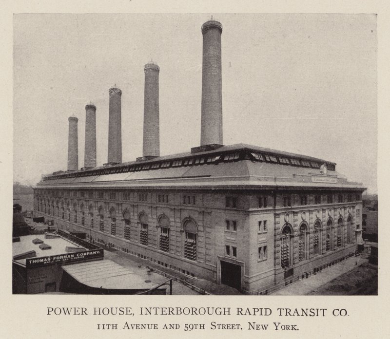 Power House, Interborough Rapid Transit Co by American Photographer