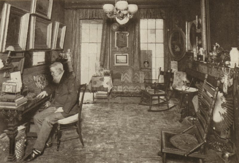 R H Stoddard, His Home in New York by American Photographer