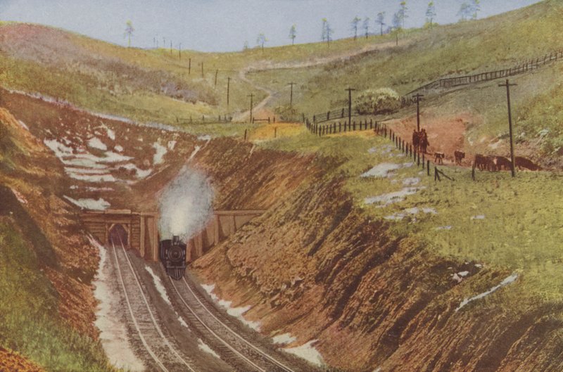Raton Tunnel, Highest Point on the Santa Fe by American Photographer