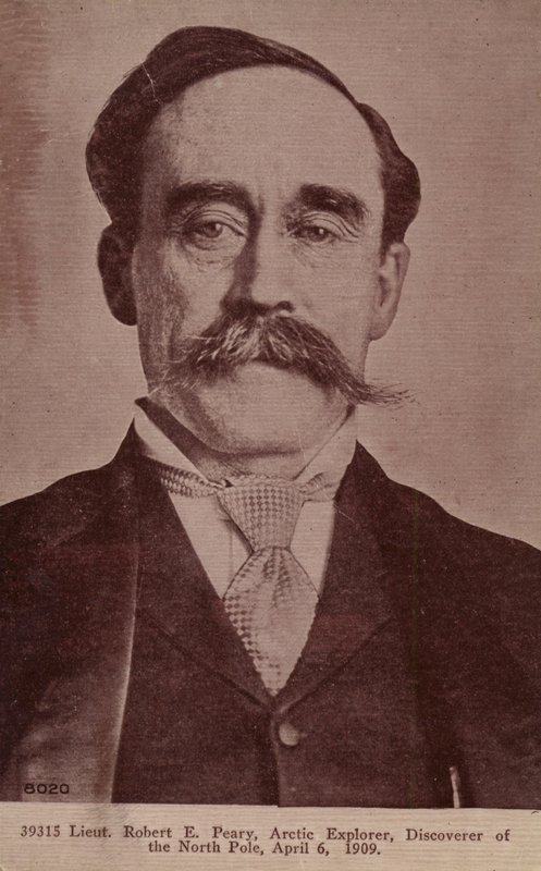 Robert Peary (1856-1920), American Arctic explorer by American Photographer