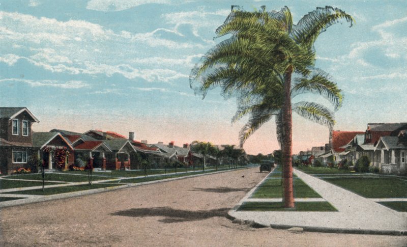 San Diego, California: Residence Street by American Photographer