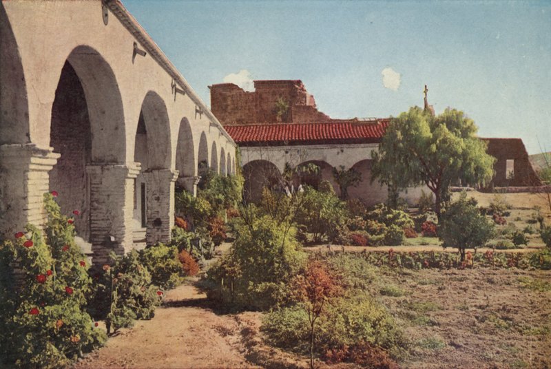 San Juan Capistrano Mission, California by American Photographer