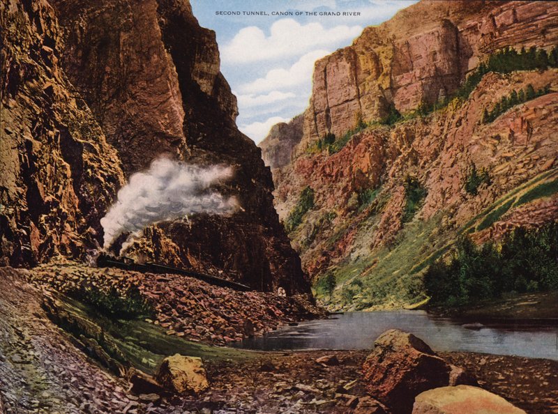 Second Tunnel, Canyon of the Grand River by American Photographer