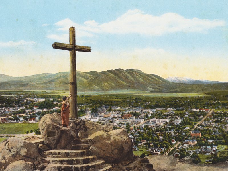 Serra Cross, Mount Rubidoux, Riverside by American Photographer