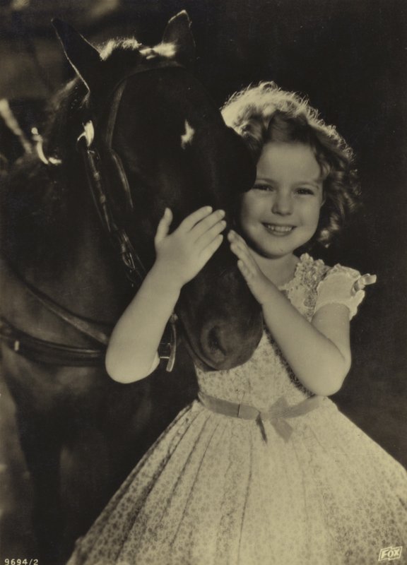 Shirley Temple, American actress and film star by American Photographer