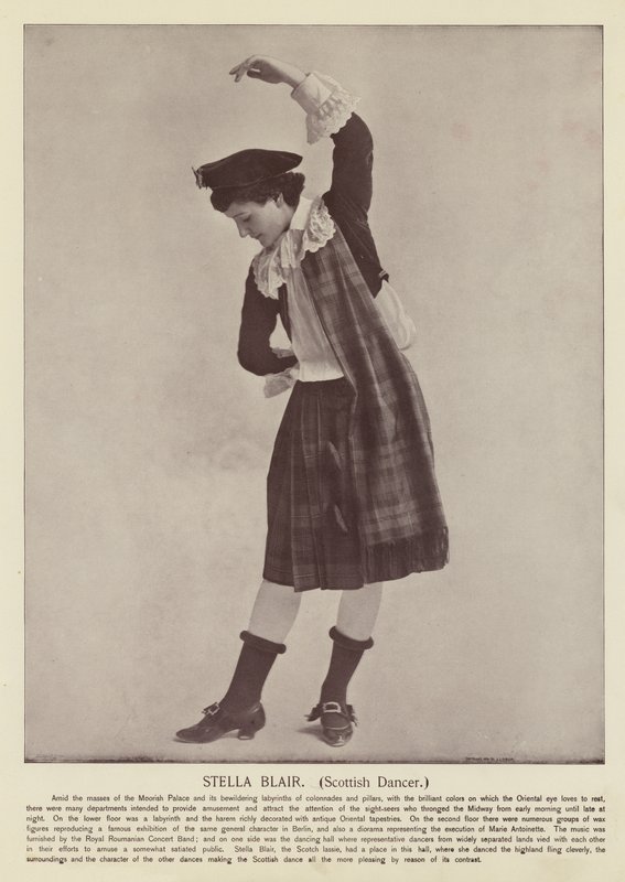 Stella Blair, Scottish Dancer by American Photographer