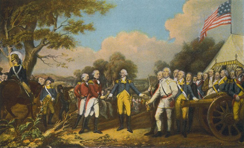 Surrender of Burgoyne, Saratoga by American Photographer