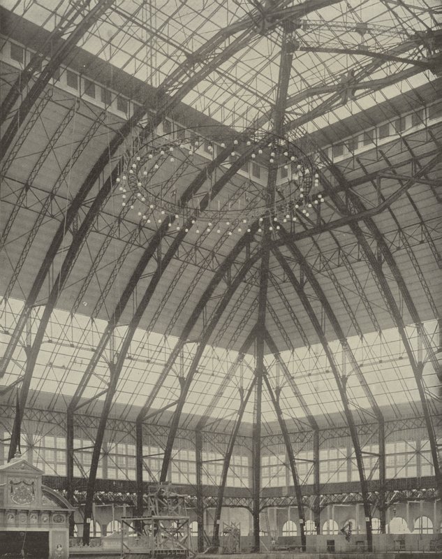 The Electroliers of the Manufactures Building by American Photographer