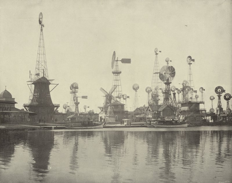 The Picturesque Wind-Mills by American Photographer