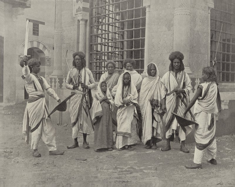 The Troupe of Sudanese by American Photographer