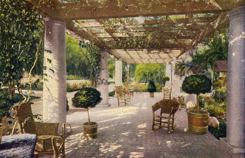 The Pergola, a Feature of the California Home by American Photographer