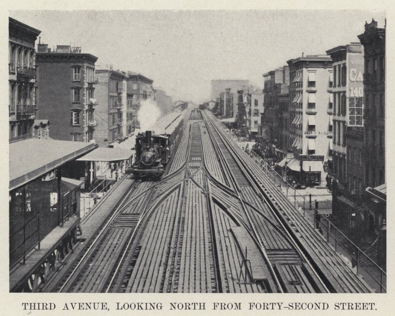 Third Avenue, looking North from Forty-Second Street by American Photographer