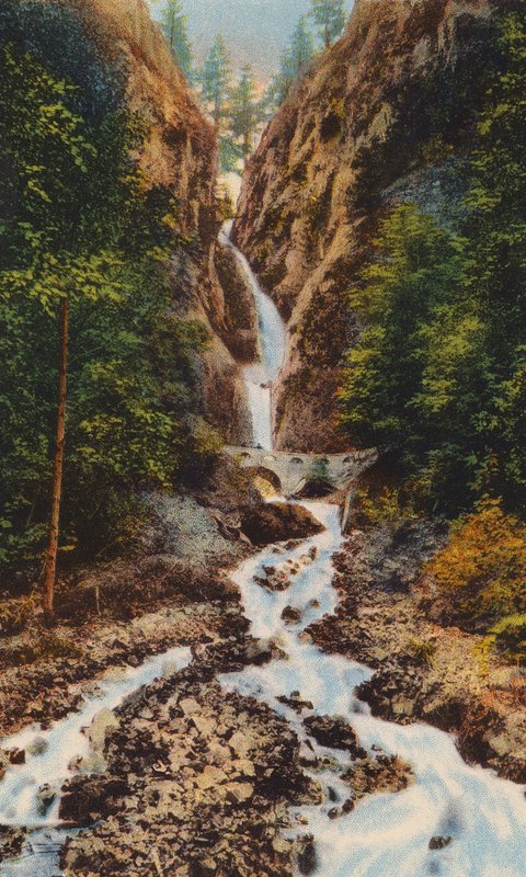 Wah-Kee-Na Falls by American Photographer