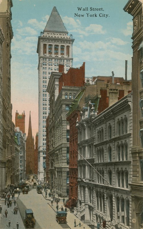 Wall Street, New York City by American Photographer
