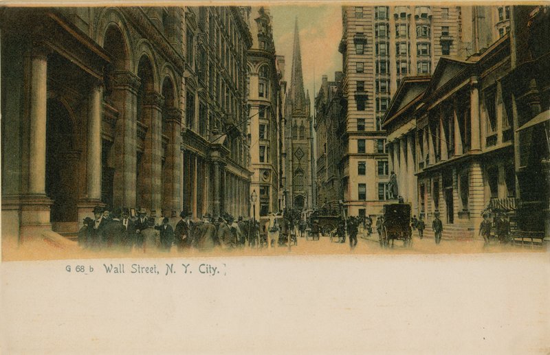 Wall Street, New York City by American Photographer