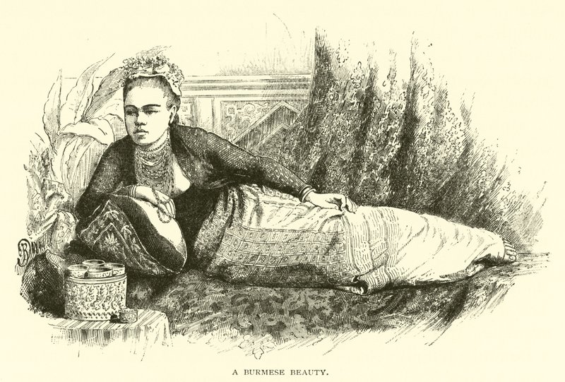 A Burmese Beauty by American School