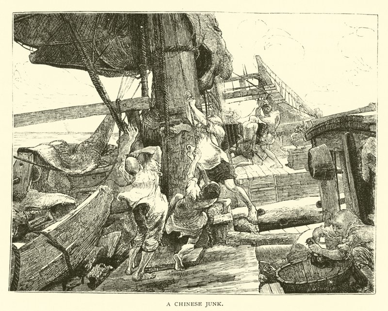 A Chinese Junk by American School