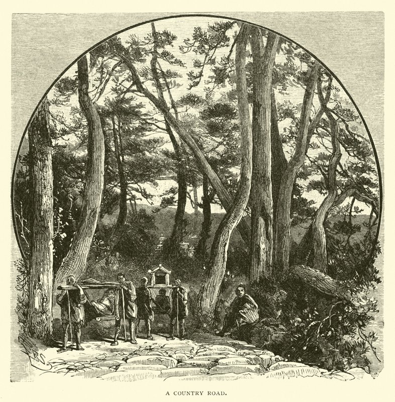 A Country road by American School