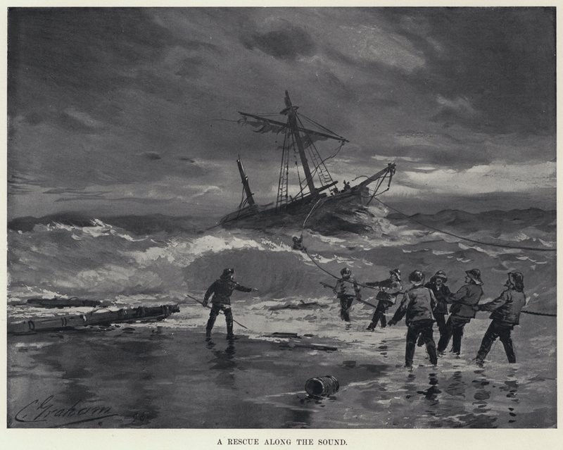 A Rescue along the Sound by American School