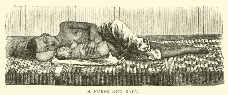 A Nurse and Baby by American School